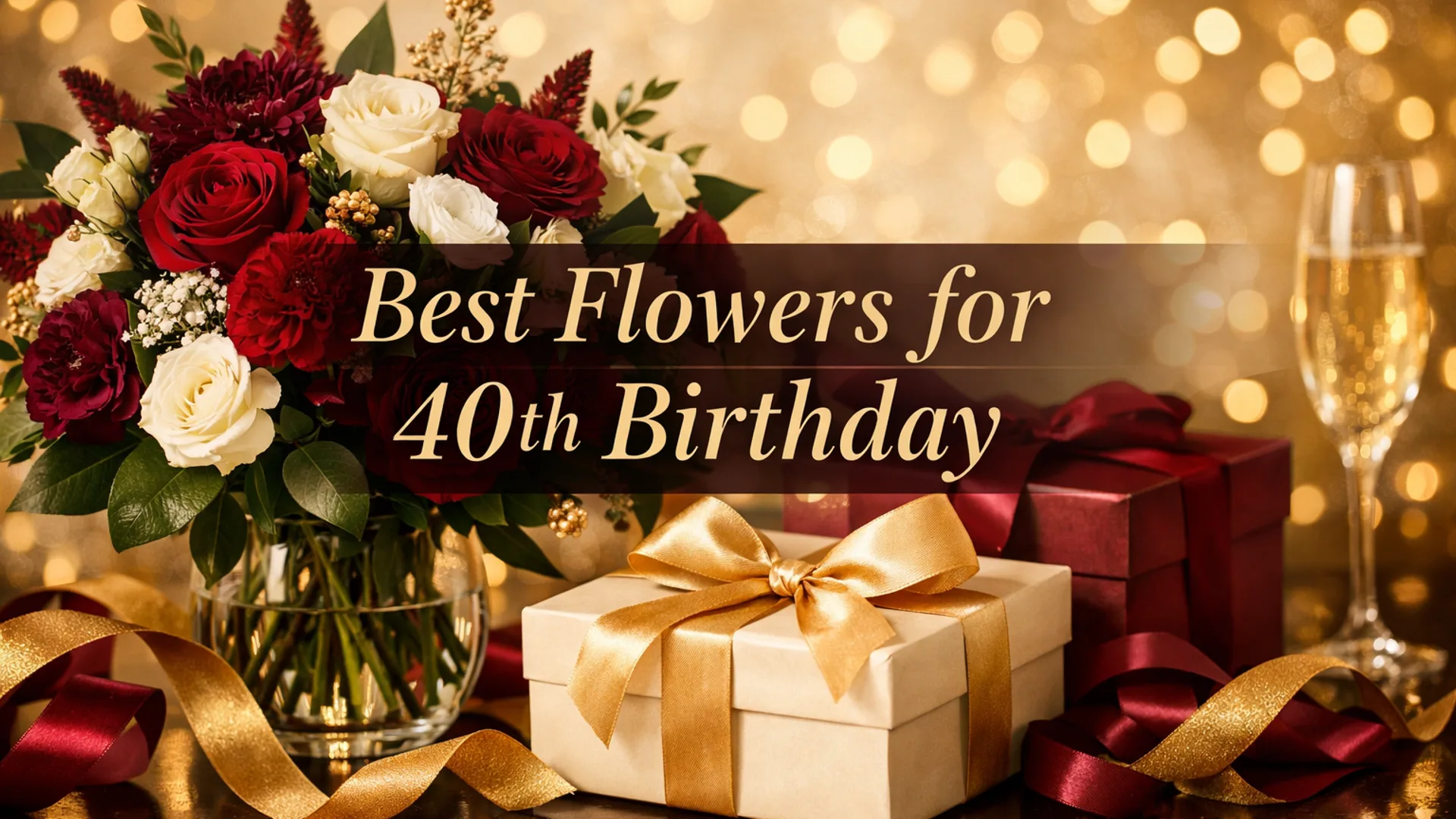 Best Flowers for 40th Birthday