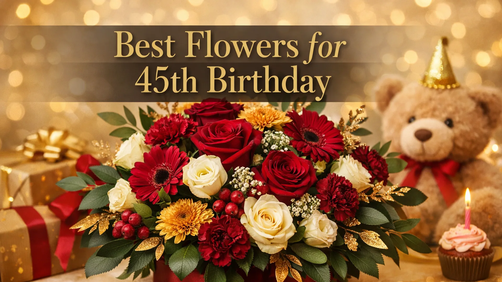 Best Flowers for 45th Birthday