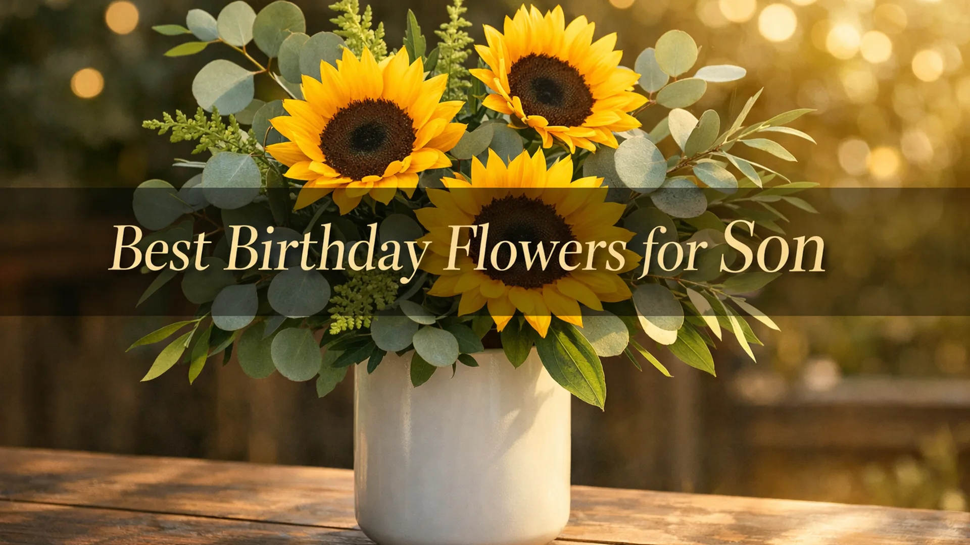 Best Birthday Flowers for Son