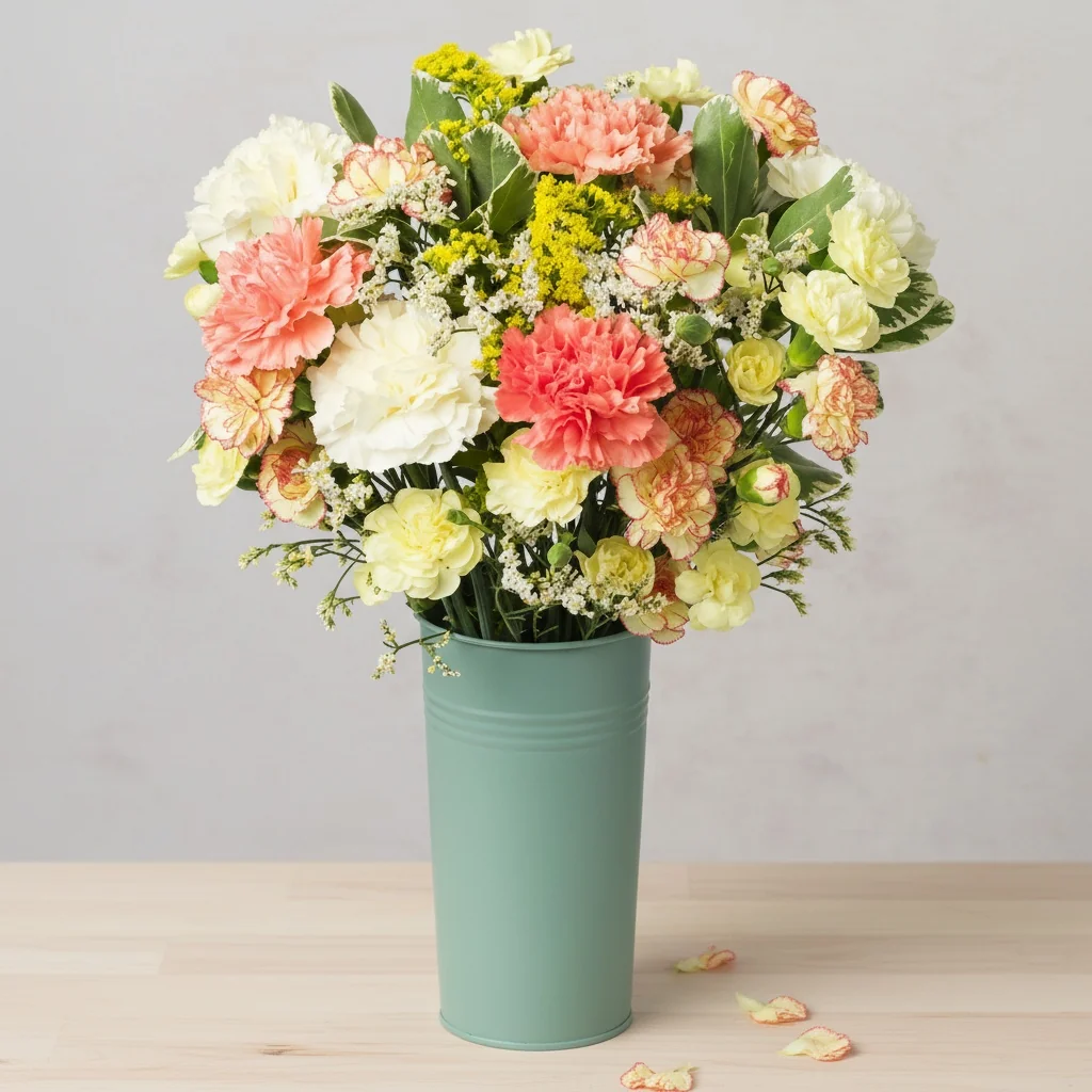 Autumn Brights - Mixed carnations in autumn colors