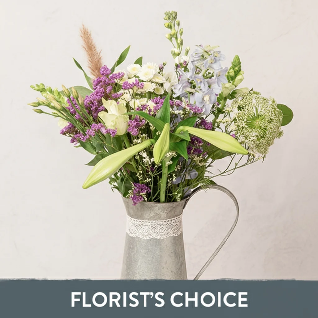 Florist's Choice Luxe - Hand tied bouquet of fresh seasonal blooms