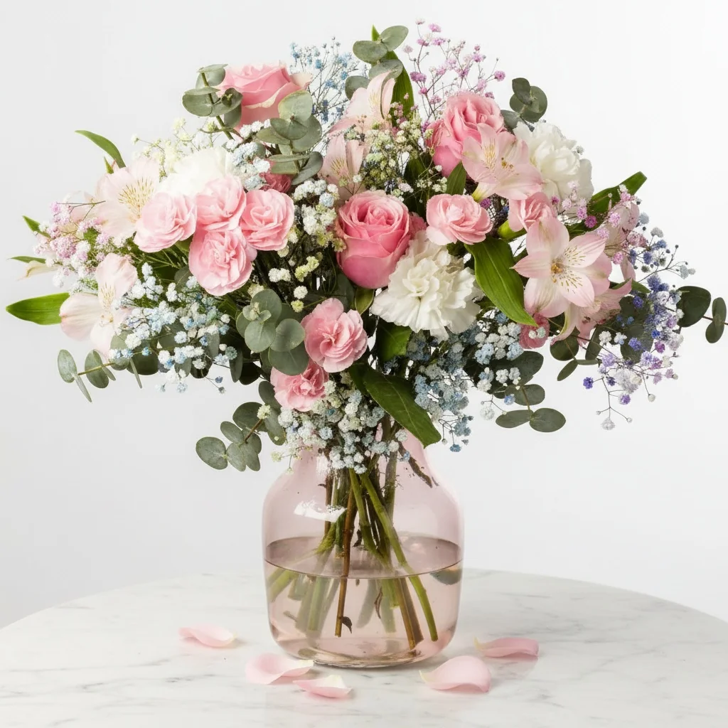 Rainbow Galaxy - Colorful mixed flower bouquet