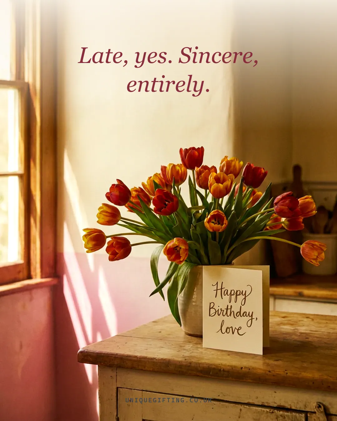 Consider this your extended birthday season. I've invented it just for you.