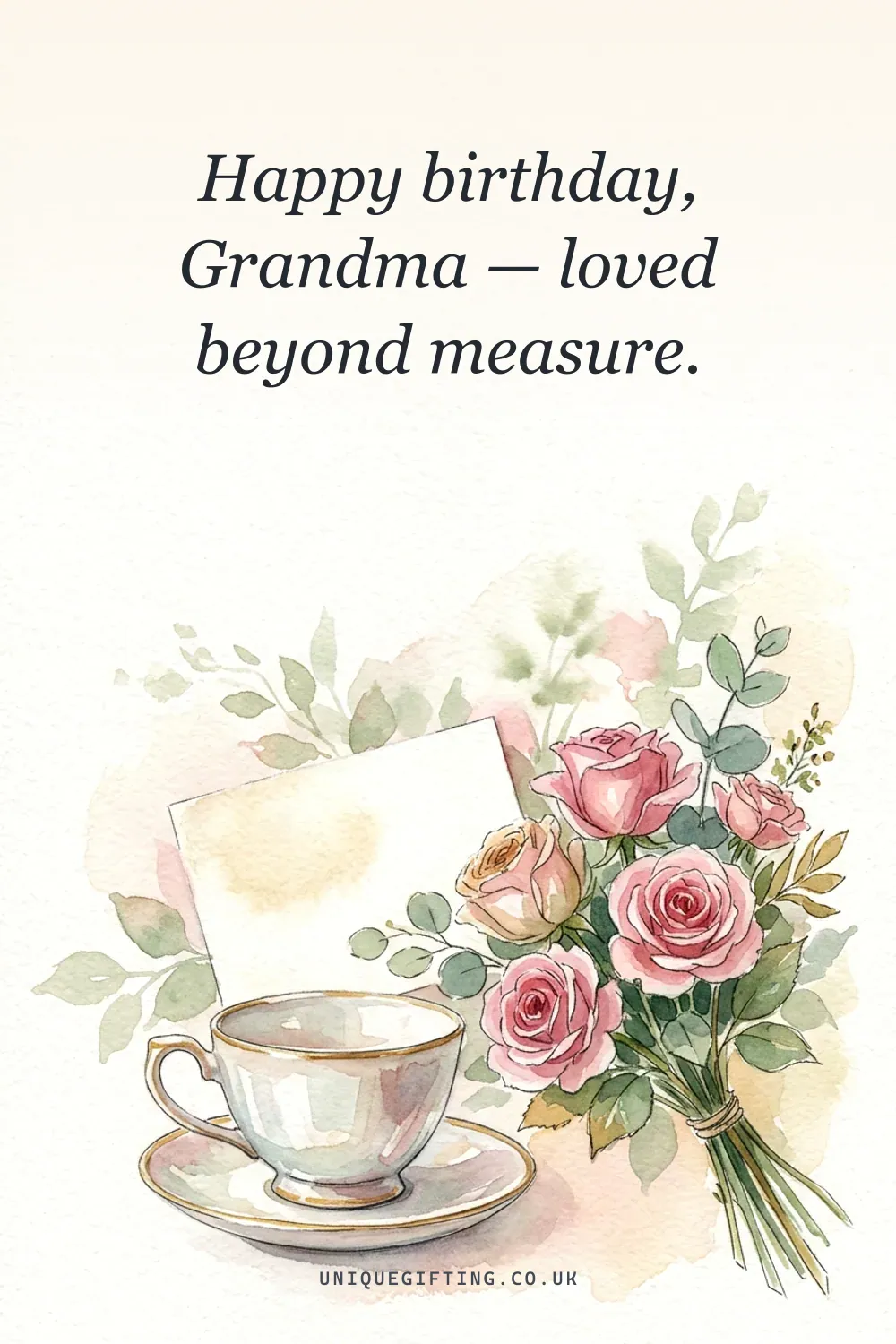 A birthday wishes quote card for 