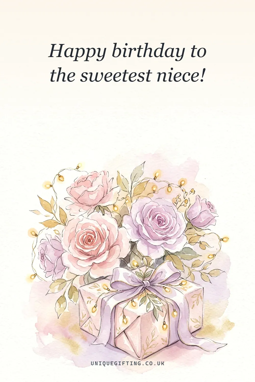 A birthday wishes quote card for 