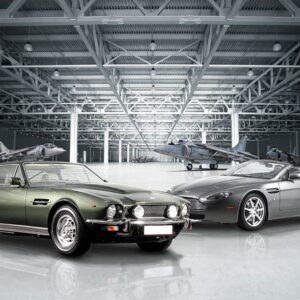 007 Modern Aston Martin Vantage and 70's Vantage Driving Blast