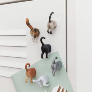 Cat Butt Magnets - Set Of 6