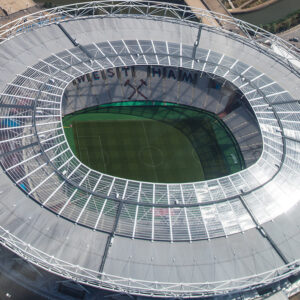 20 Minute Football Stadium Helicopter Tour with Bubbly for Two