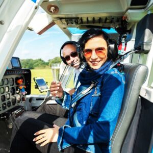 25 Mile Helicopter Tour with Bubbly for Two
