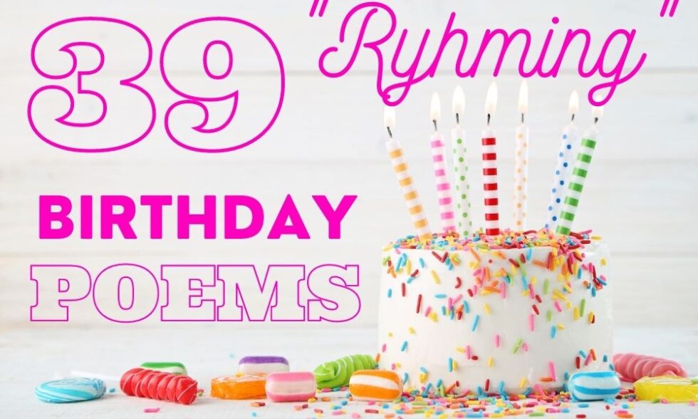 30th Rhyming Birthday Poems 980x588 