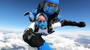 7000ft Tandem Skydive in Wiltshire for One