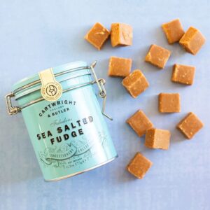Cartwright And Butler Sea Salted Fudge In Tin
