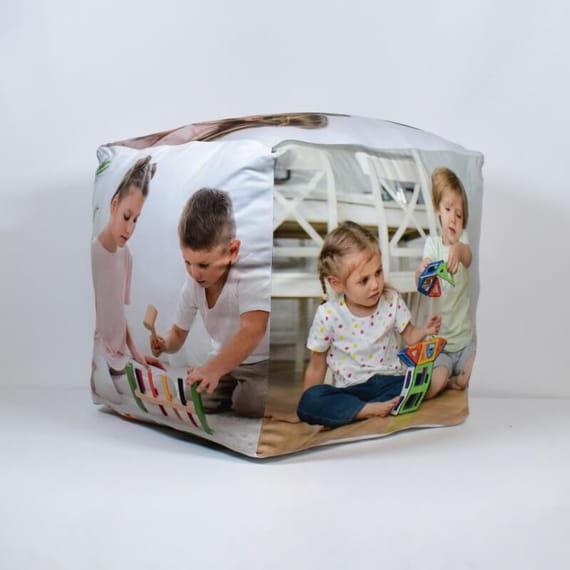 Personalised Photo Cube Cushion - 10