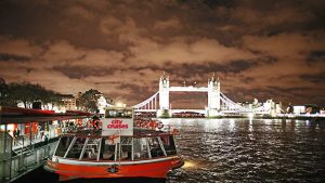 A London Dinner Cruise on the River Thames for Two - Special Offer