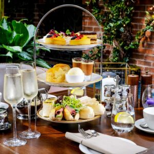 Afternoon Tea with Bottomless Bubbles for Two at Grosvenor Pulford Hotel and Spa