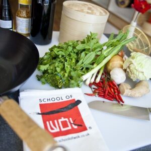 Asian and Oriental Cookery Class for Two at The School of Wok