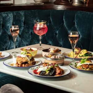 Brunch with Bottomless Prosecco for Two at Mrs Fogg's Dockside Drinkery and Distillery