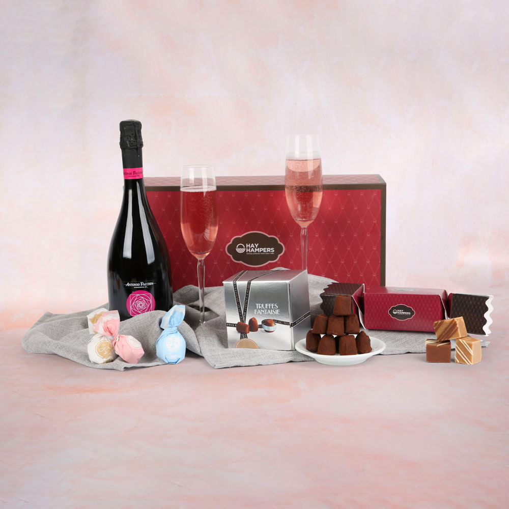 Pink Prosecco & Chocolate Selection - Unique Gifting