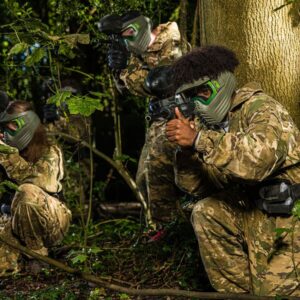 Forest Paintballing for Four with 200 Paintballs Each and Lunch at GO Paintball London