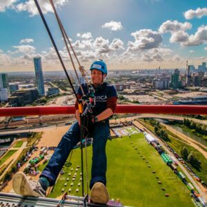 Freefall Abseil at The ArcelorMittal Orbit