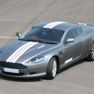 Jaguar E Type and Aston Martin Driving Thrill
