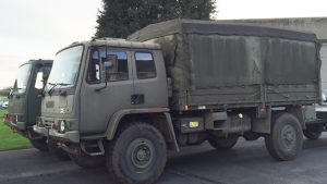 Military Driving Experience in a Leyland DAF Truck and Volvo BV202 for One Adult and One Child