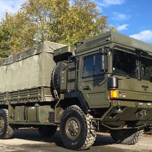 Military Vehicle Off-Road Driving in a MAN SV HX60