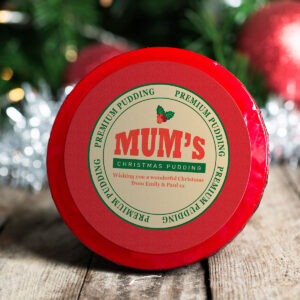 Personalised Christmas Pudding Mums Premium Pudding