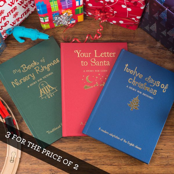 Personalised Hardback Childrens Books Classic Christmas Collection