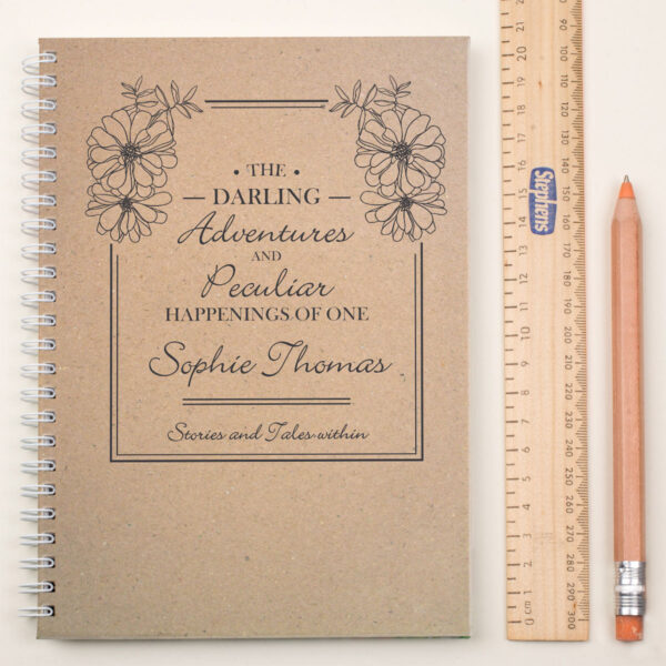 Personalised Notebook Darling Adventures