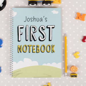 Personalised Notebook First Notebook
