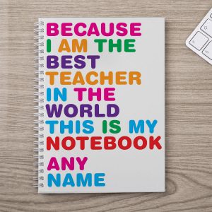 Personalised Notebook Worlds Best Teacher