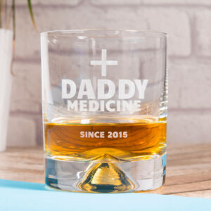 Personalised Whisky Tumbler Daddy Medicine