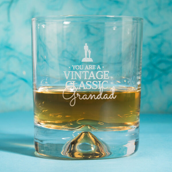 Personalised Whisky Tumbler Vintage Classic