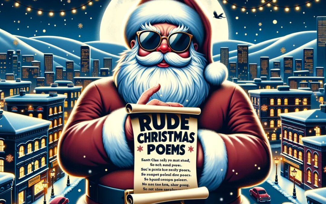 Unleash Laughter with Rude Christmas Poems: Holiday Fun