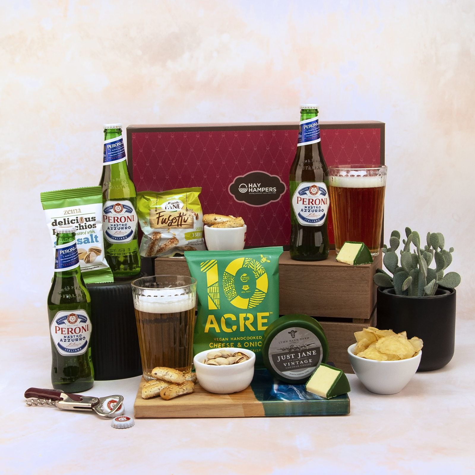 Peroni Lager & Cheese Gift Hamper