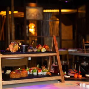 Sushi and Asian Tapas Afternoon Tea for Two at Inamo