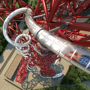 The Slide at The ArcelorMittal Orbit with a Bottle of Prosecco for Two