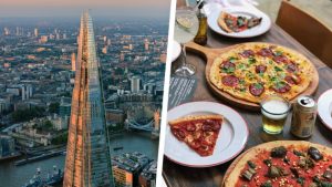 The View from The Shard and Bottomless Pizza for Two at Gordon Ramsay's Street Pizza