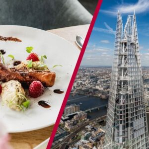 The View from The Shard and Six Course Tasting Meal for Two at Swan at the Globe