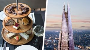 The View from The Shard with a Sparkling Afternoon Tea for Two at Hotel Chocolat