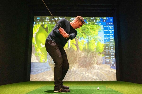 Three Hour Indoor Golf Simulation at Skratch18 for Four