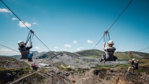 Titan 2 Zip Wire Experience for Two in Wales - Week Round