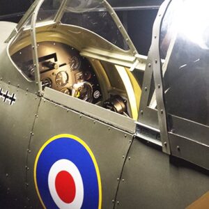 WW2 Spitfire and Messerschmitt Flight Simulator Extended Experience for Two