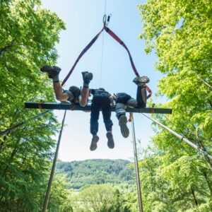 Zip Safari 2 and Skyride 2 for Two at Zip World