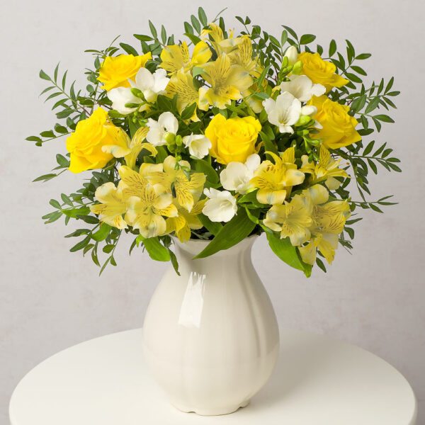 Summer Roses and Freesias
